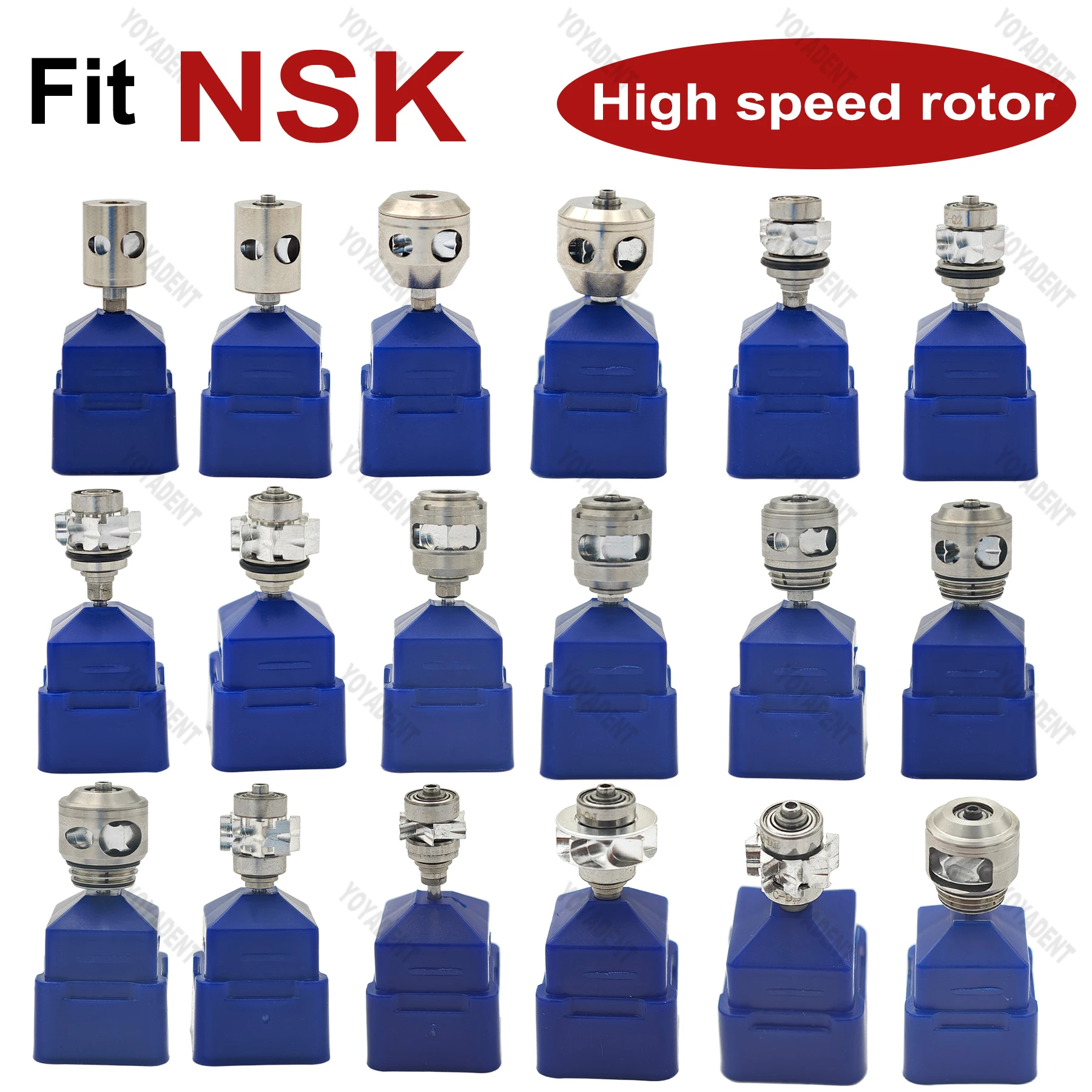 Фото Подходит для NSK KAVO COXO SIRONA WH, стоматологический турбинный картридж, воздушный ротор для высокоскоростного наконечника, изделия для стоматологических наконечников №4