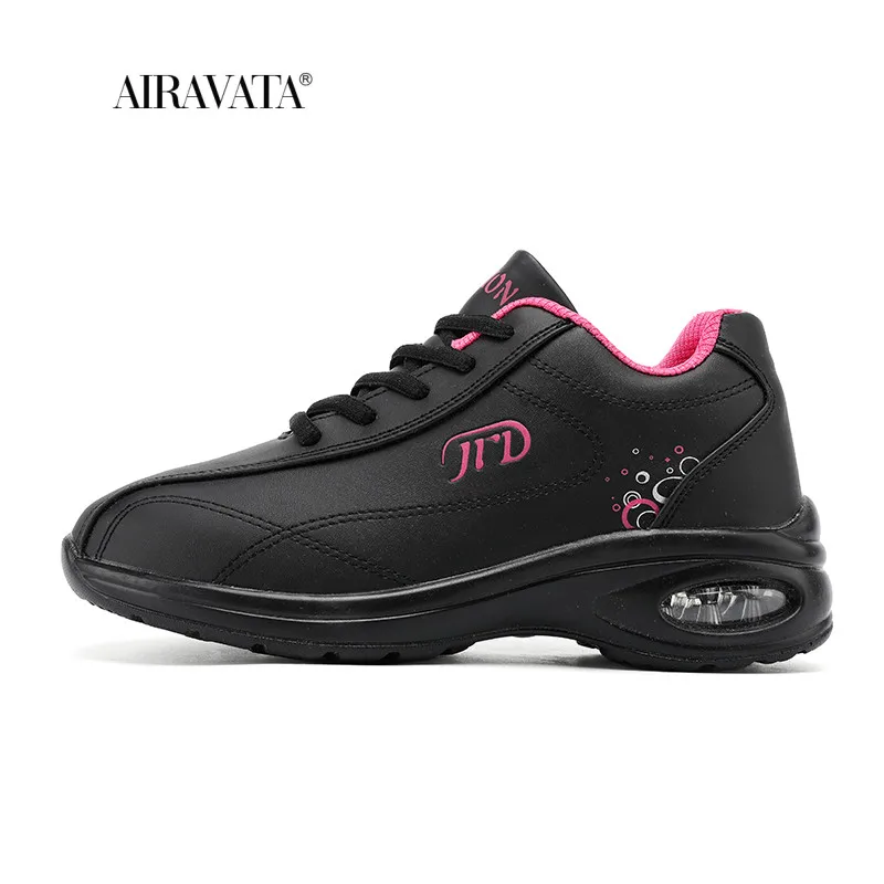 Women Running Shoes Air Cushion Lightweight Tennis Sneakers Increasing Height Casual Dancing Shoes Zapatos De Tenis