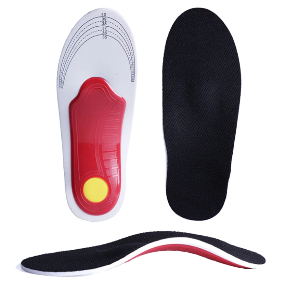 Orthotic Insoles for Sport Breathable Cushion High Arch Support Flatfoot Orthopedic Insoles for Flat Feet X/O Legs Correction