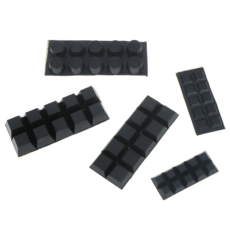 

Hot Ticket 10pcs Audio Speaker Amplifier Shock Absorber Feet Pad Vibration Absorption Rubber Anti-shock Self-adhesive