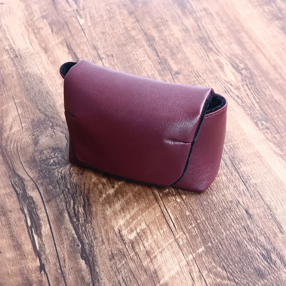 Для Pentax 17 Leica X2 X1 D-Lux 7 Panasonic LX10 LX15 LX100 II TZ90 TZ91 Canon G7X III G5X Ретро кожаный чехол для