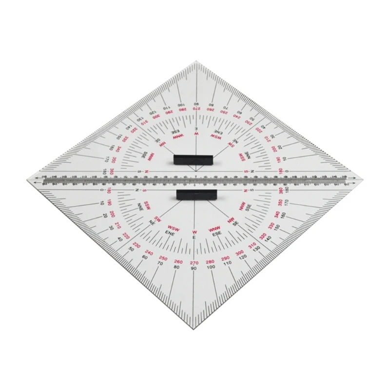 

Треугольная линейка с ручкой для рисования, для измерения расстояния, геометрии, 30 см