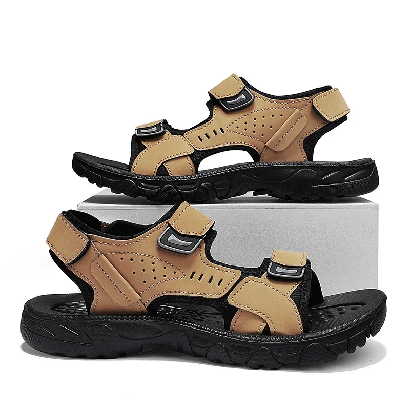Мужские дышащие спортивные сандалии летняя пляжная обувь для мальчиков