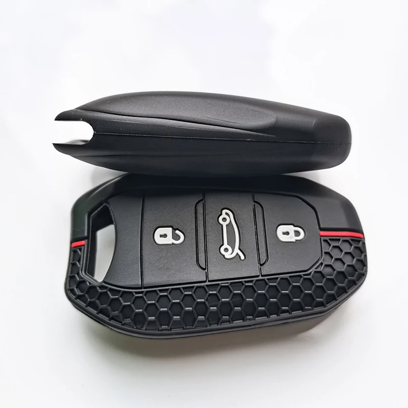 1 шт. силиконовый чехол для автомобильного ключа Citroen C2 C3 C5 X7 C4 Picasso Berlingo Peugeot 208 308 408