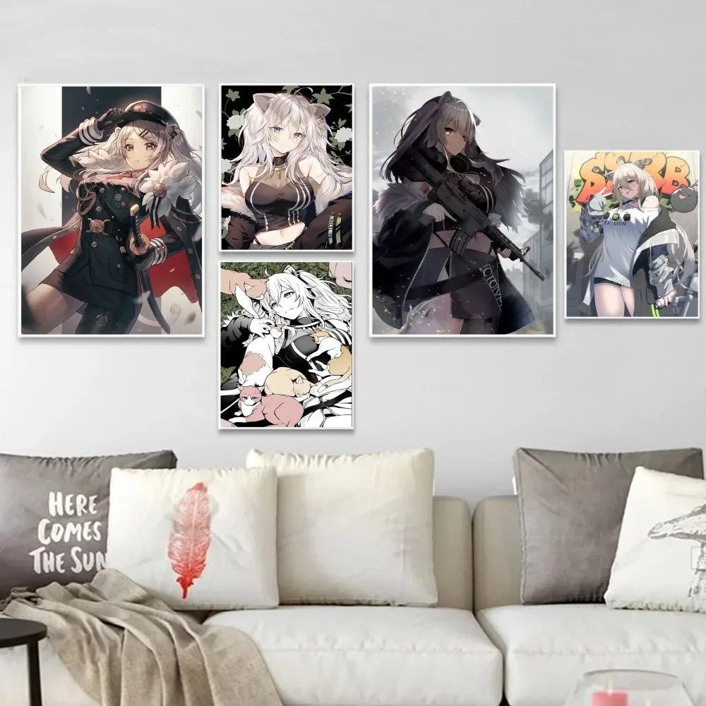 1 шт. Shishiro Botan Hololive Vtube Game Anime плакат бикини Stickers Decor Room Gifts Kawaii HD