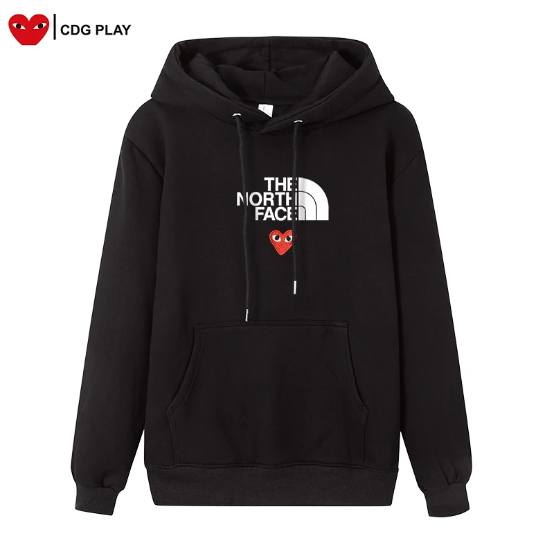 

CDG PLAY New Hoodies Outerwear Long Sleeved Men's Loose Hoodie Sweatshirts