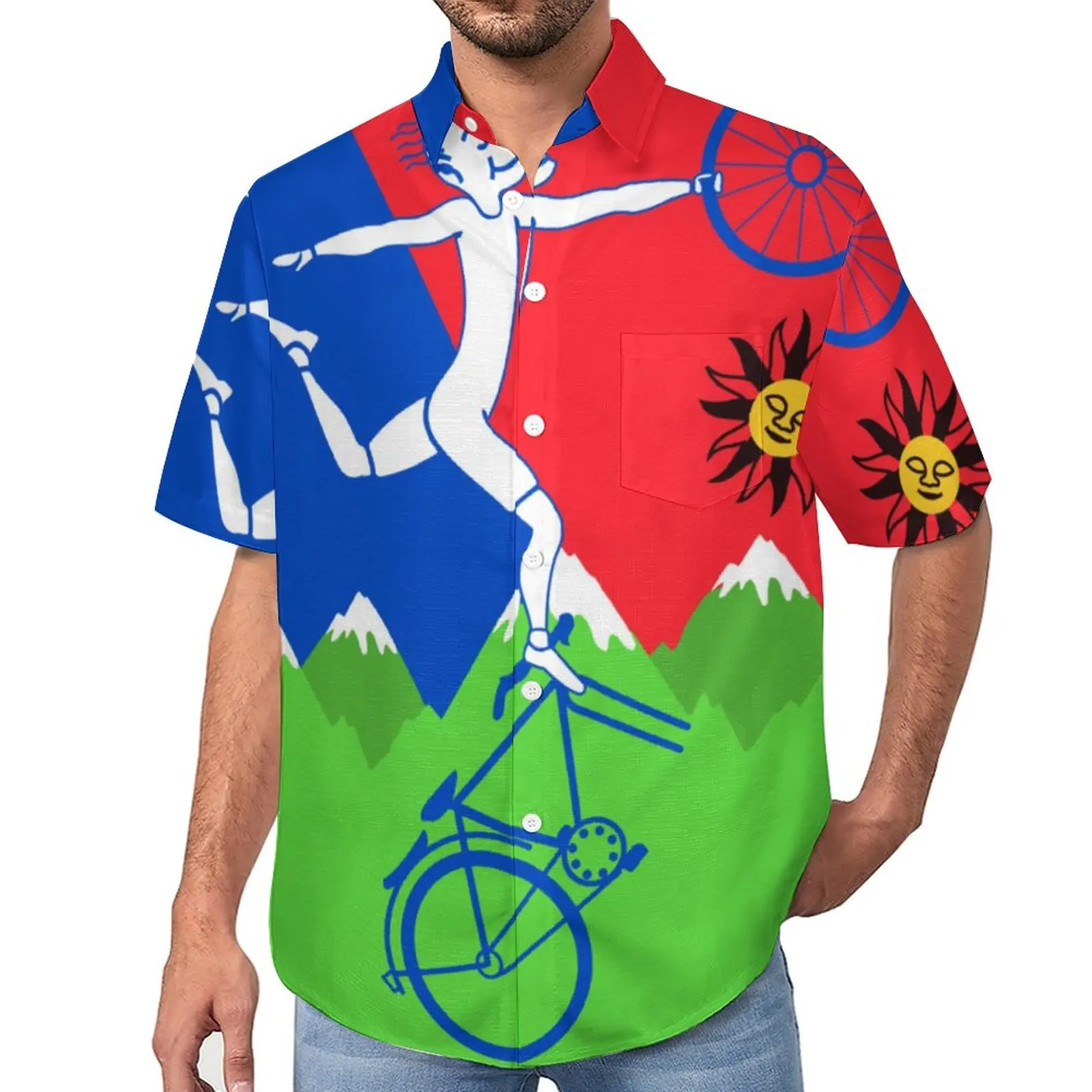 

Albert Hoffman Bicycle Day Beach Shirt 1943 Cycle Lsd Trip Acid Day Hawaiian Casual Shirts Funny Blouses Short Sleeve Clothing