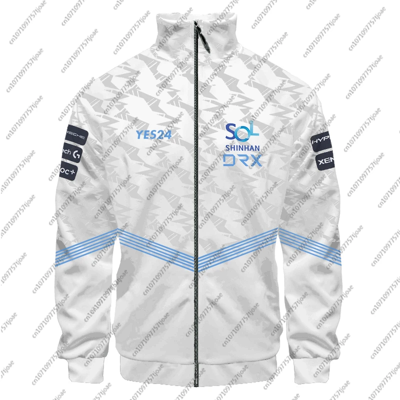 S12 Deft Jacket LOL LCK DRX 2022 Newest E-Sport Team Uniform Player Jersey Fans Coat Print Long Sleeve Women Men College Jackets