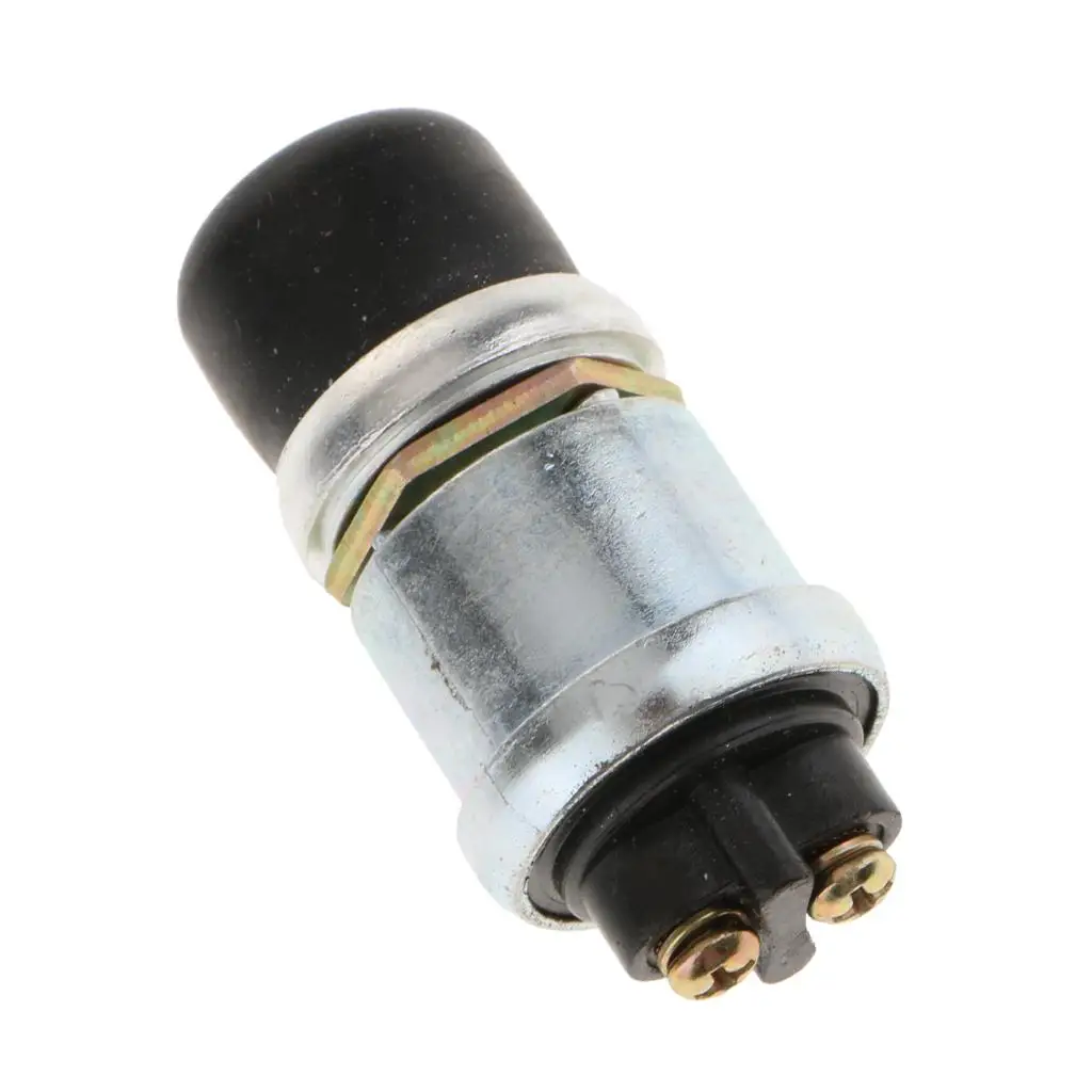 16-миллиметровый Мгновенный кнопочный переключатель зеленый Круглый 2-контактный