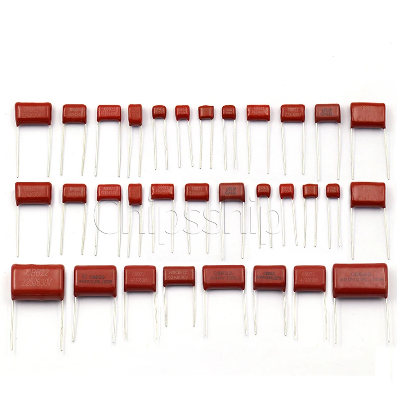 

CBB Capacitor 100V 63v 250v 400V 630V 104J 0.1uf 100nF