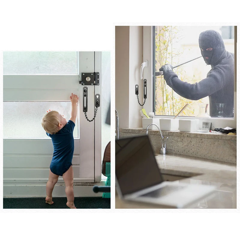 Дверной замок с защитой от кражи защелкой для дверей дома из красной бронзы