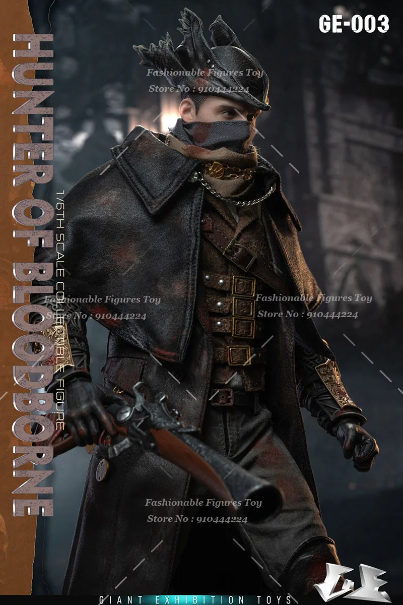 Фото Коллекционная фигурка-модель Giant Exhibition Toys GE003 1/6 Men Soldeir Gothic Night Hunter, полный комплект, 12 дюймов №5