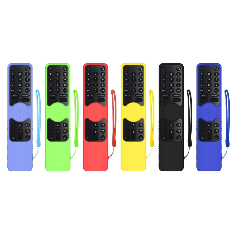

Защитный чехол D0UA для MI TV 4S TV Remote Model, силиконовый чехол для пульта дистанционного управления, ударопрочный защитный чехол для пульта дистан...