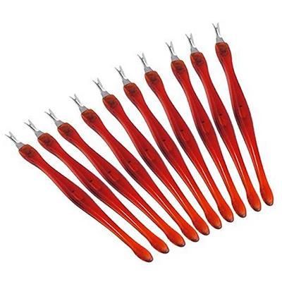 

10pc Practical Nail Art Tools Cuticle Pusher Stainless Steel Trimmer Cutter Nipper Remover Pedicure Manicure Nail Art Tool