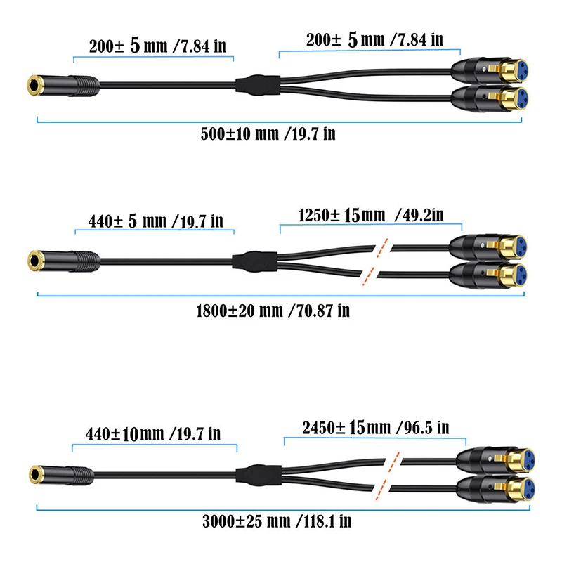 2в1 6 35 мм мама на XLR 3-контактный удлинительный кабель для студийного микрофона