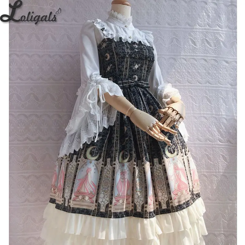 Шифоновое платье с принтом Легенда звезд от Yiliya | Женская одежда