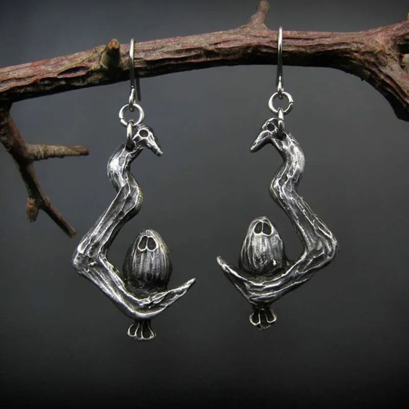 

Birds on the branches of vintage earrings European and n new creative jewelry Wish Hot Sale wholesale