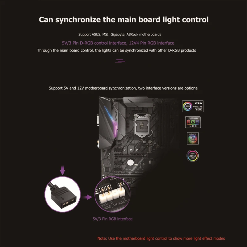 5V 3PIN/12V 4Pin ARGB удлинитель сплиттер адаптер электронный компьютер Удлинительный