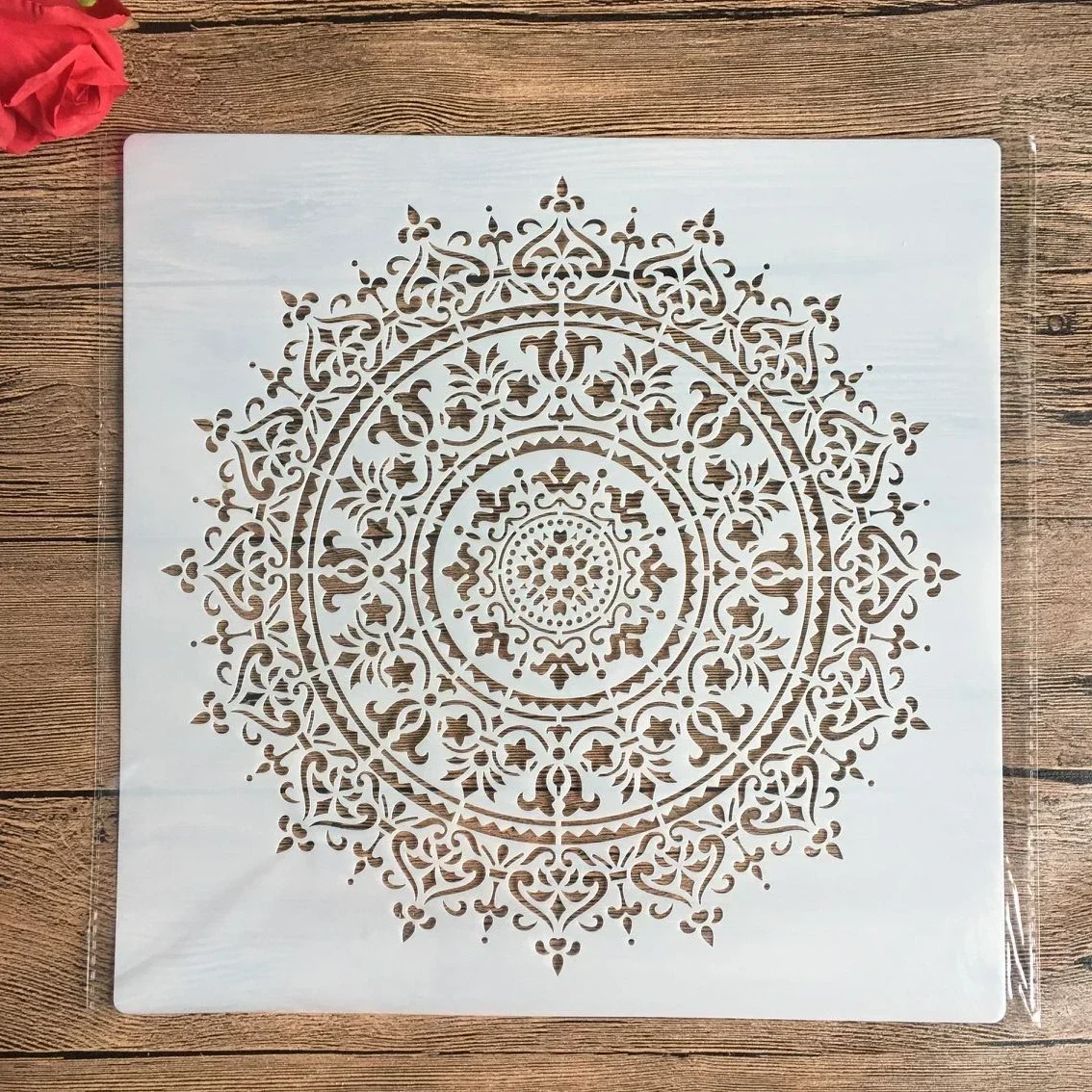 

Форма-мандала PenhuaMoban 30*30 см белая