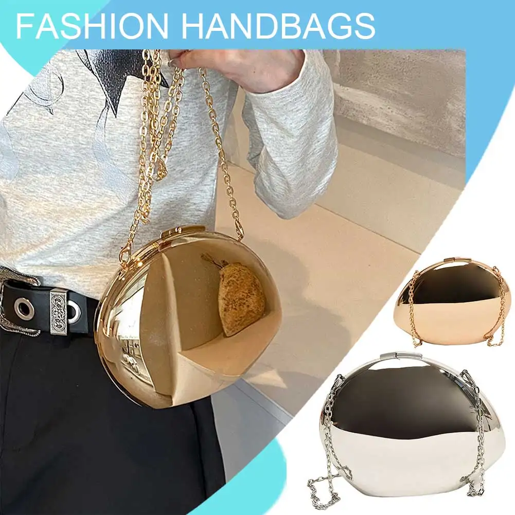 Женская Акриловая Вечерняя Сумка В Форме Ракушки Модный Клатч С