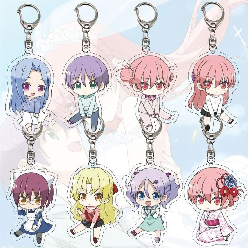 

Yuzaki Nasa Man Key Chain Anime Women Key Ring Chain for Pants Pendant Acrylic Kids Key Holder Jewelry Brelok Tsukasa Yuzaki