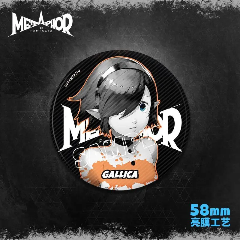 58/75 мм Metaphor Refantazio игровые периферийные устройства значок украшения аниме-фигурка