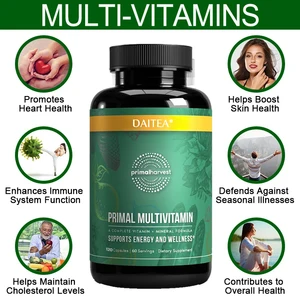 Imported Multivitamin Supplement - Helps Boost Energy & Stamina, Improves Mood, Supports Overall Health, Impr