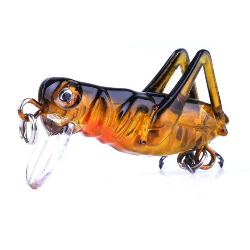 

1 шт. 40 мм 3 г Кузнечик насекомые рыболовные приманки Летающий джиг искусственная Реалистичная светящаяся приманка свимбейт для окуня рыба