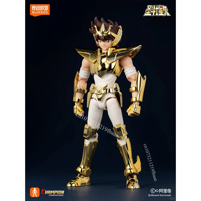 Фото Оригинальная фигурка Blokees Saint Seiya: Святой Сейя, Китайский Дракон (Хёга), сборная модель Пегаса, класс Чемпиона Ex 40Th, гальванизированная, подарочная версия №5