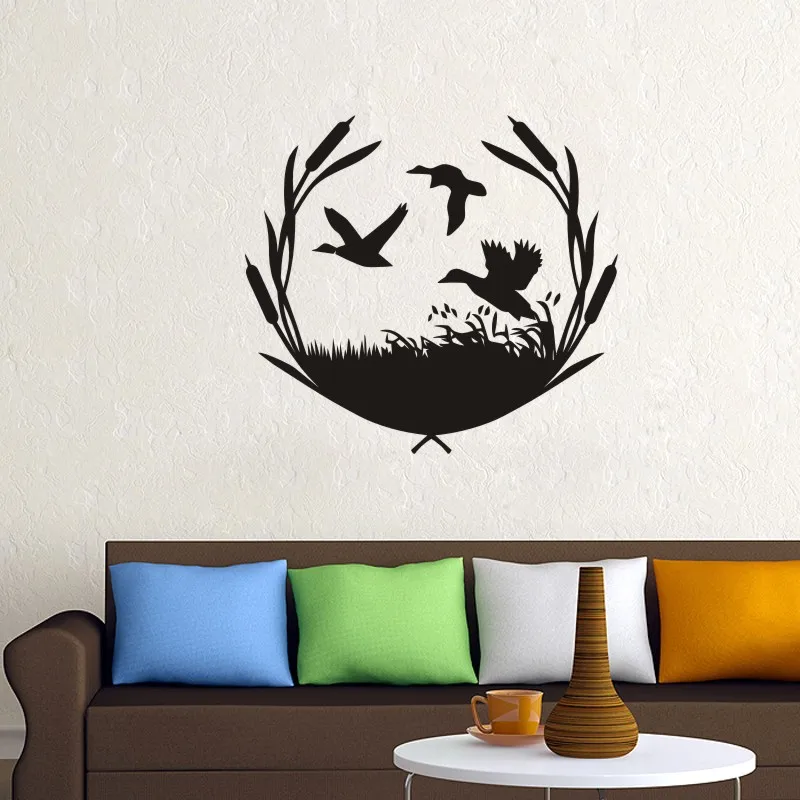 Наклейка Охота-утка наклейка для охотничьего ружья полая на окно автомобиля