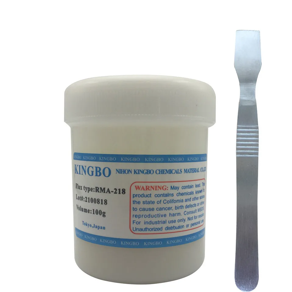

Kingbo RMA-218 100g bga Solder Flux Paste Solder 100g for SMT Reballing Soldering Welding Repair Paste
