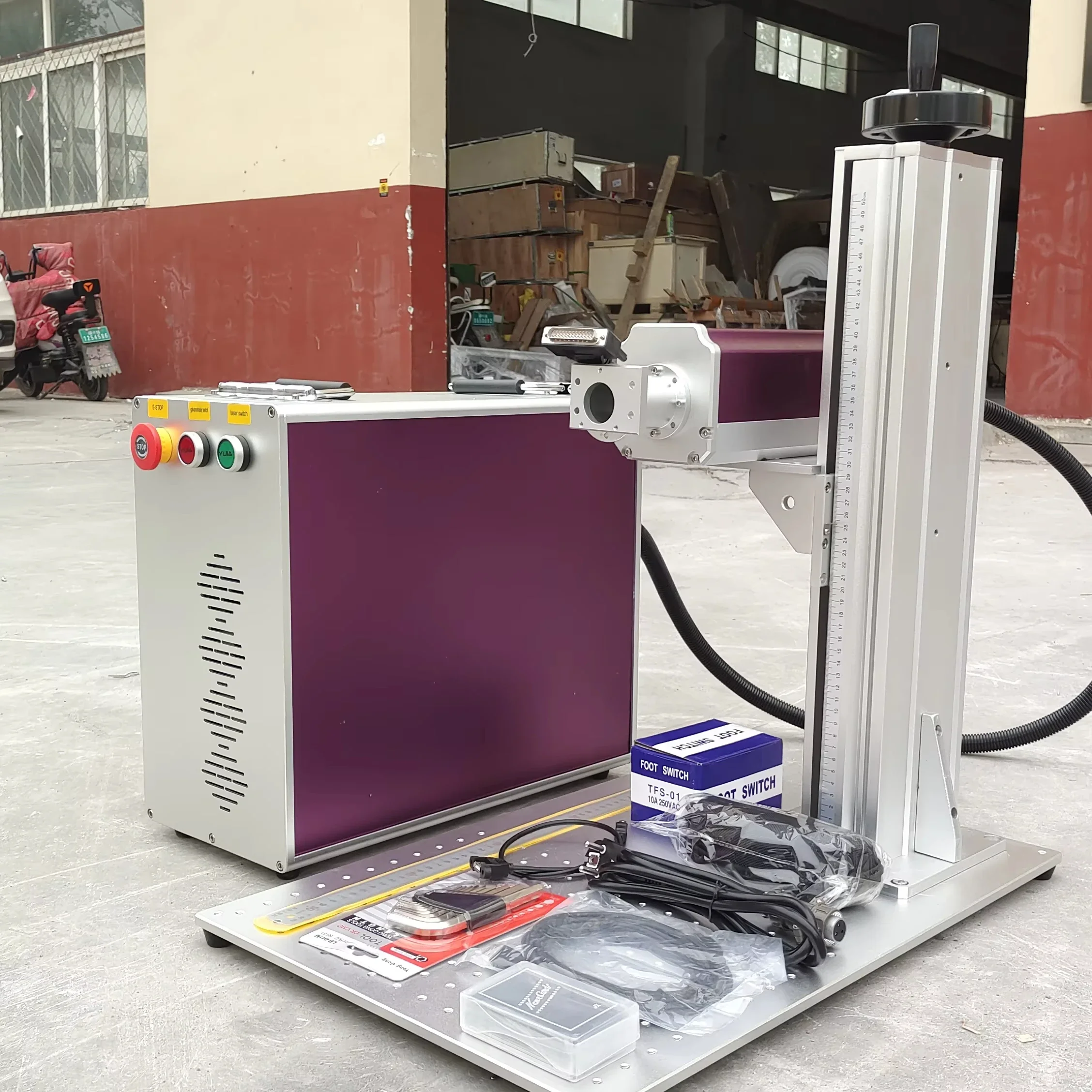 Цена машины для лазерной маркировки волокна начального уровня 20 Вт 30 с