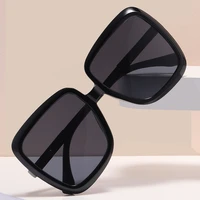 summer fashion squqre frame sunglasses simple polarized brand design anti ultraviolet uv400 casual sunglass for adultwomenmen