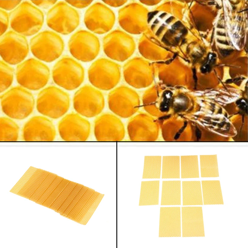 Пчелиная рамка. Восковые соты для пчел. Пчелиный воск.