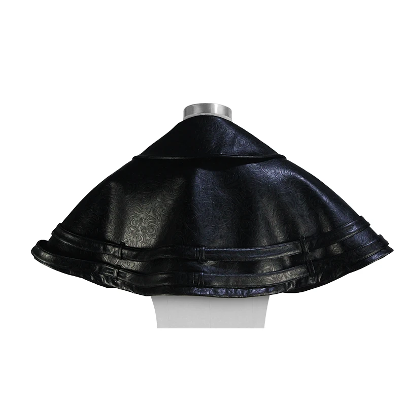 Женская винтажная накидка с металлической пряжкой зимняя высоким воротником в