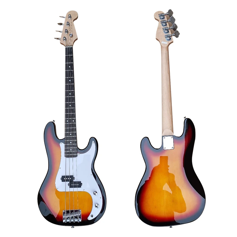 

GEB01 Music Stringed Instrument Acoustic bass guitar Wholesale Custom 4 String Beginner Electric Bass Guitar