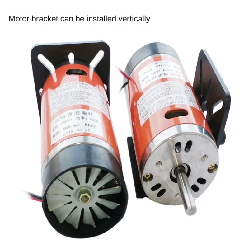 

DC 220v600w High Speed Motor Double Ball Bearing with Fan Belt Sander Buddha Beads Machine Motor Motor