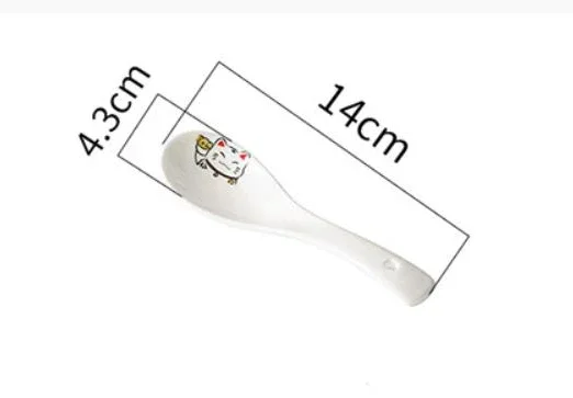 

Керамическая ложка для супа Lucky Cat 14 см