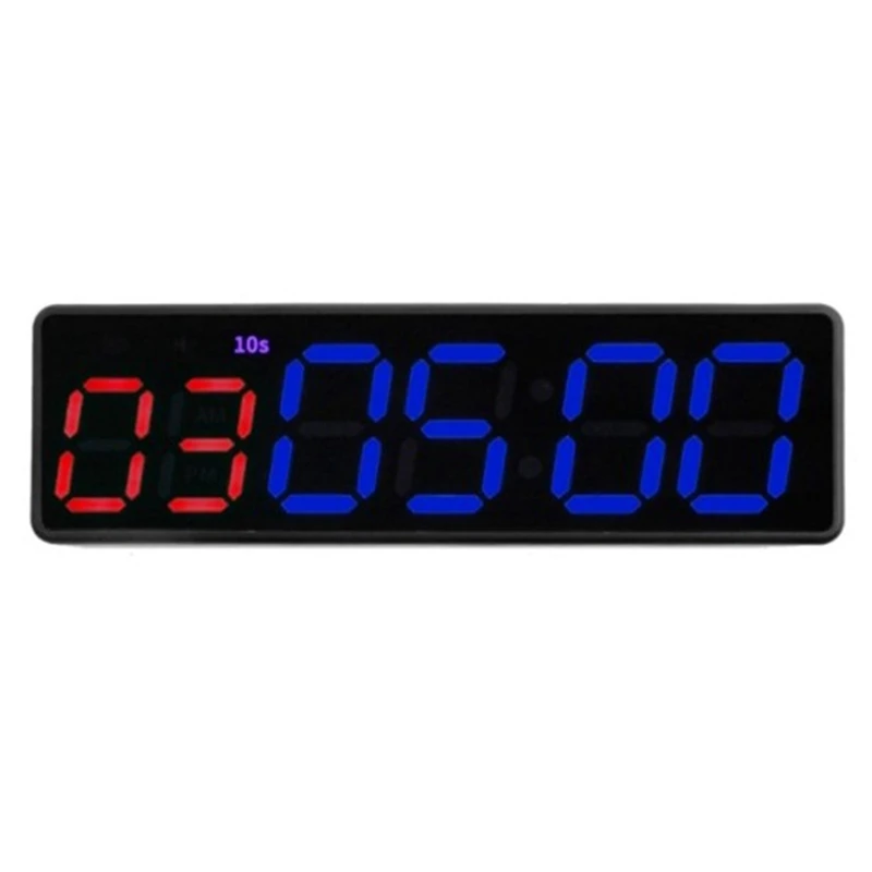 

Hot Portable Gym Timer Interval Timer Workout Fitness Clock Countdown/UP/Stopwatch Magnetic & USB Rechargeable