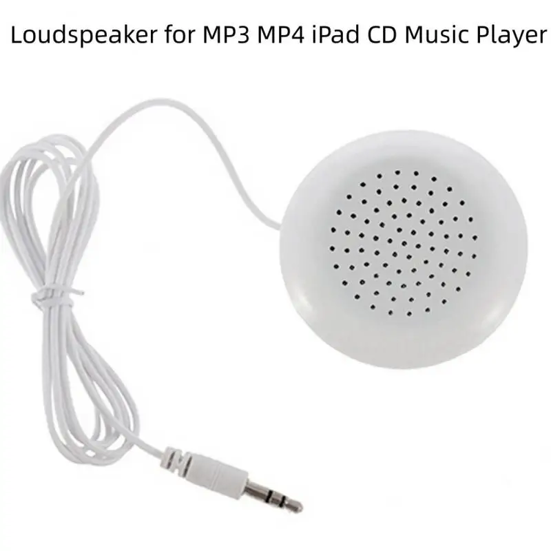 

Mini 3.5mm Pillow Hands Free Loudspeaker Portable Pillow Speaker for MP3 MP4 iPad Mobile Phone CD Music Player Sleeping Use