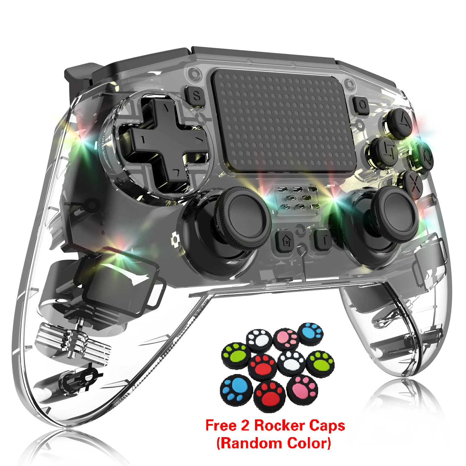

Wireless Bluetooth Turbo Joystick For Mando PS4 Controller Fit For Console For PS4 Gamepad For PS3/PC/Android Game Accessories