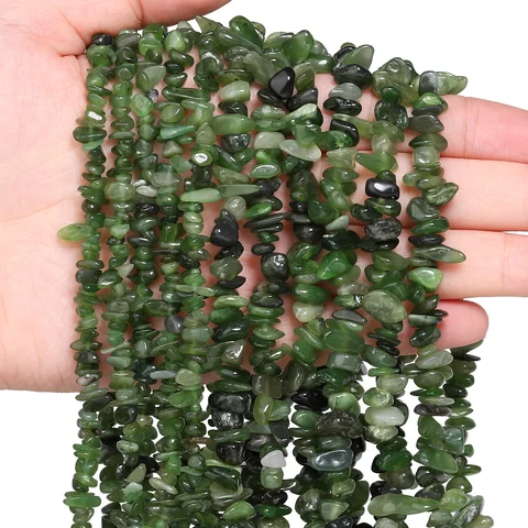 Бусины xilitata зеленый нефрит 3-5 мм 5-8 мм