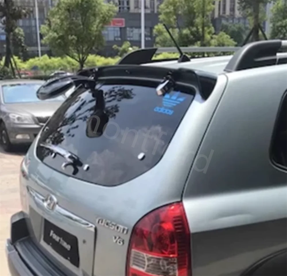 

Спойлер для Hyundai Tucson 2005-2012, АБС-пластик, неокрашенный цвет, задний багажник, багажник, крыло, задний спойлер на крышу, автомобильные аксессуары