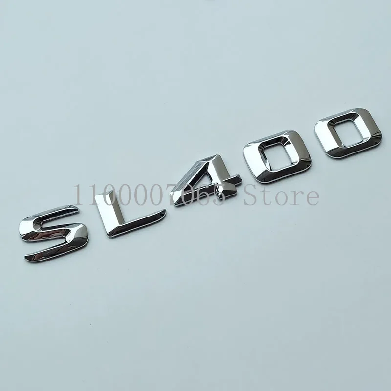 

2015, острые хромированные буквы SL400 SL500 SL550, верхняя эмблема из АБС-пластика для Mercedes Benz R129 R230 R231, наклейка с логотипом на багажник автомобиля