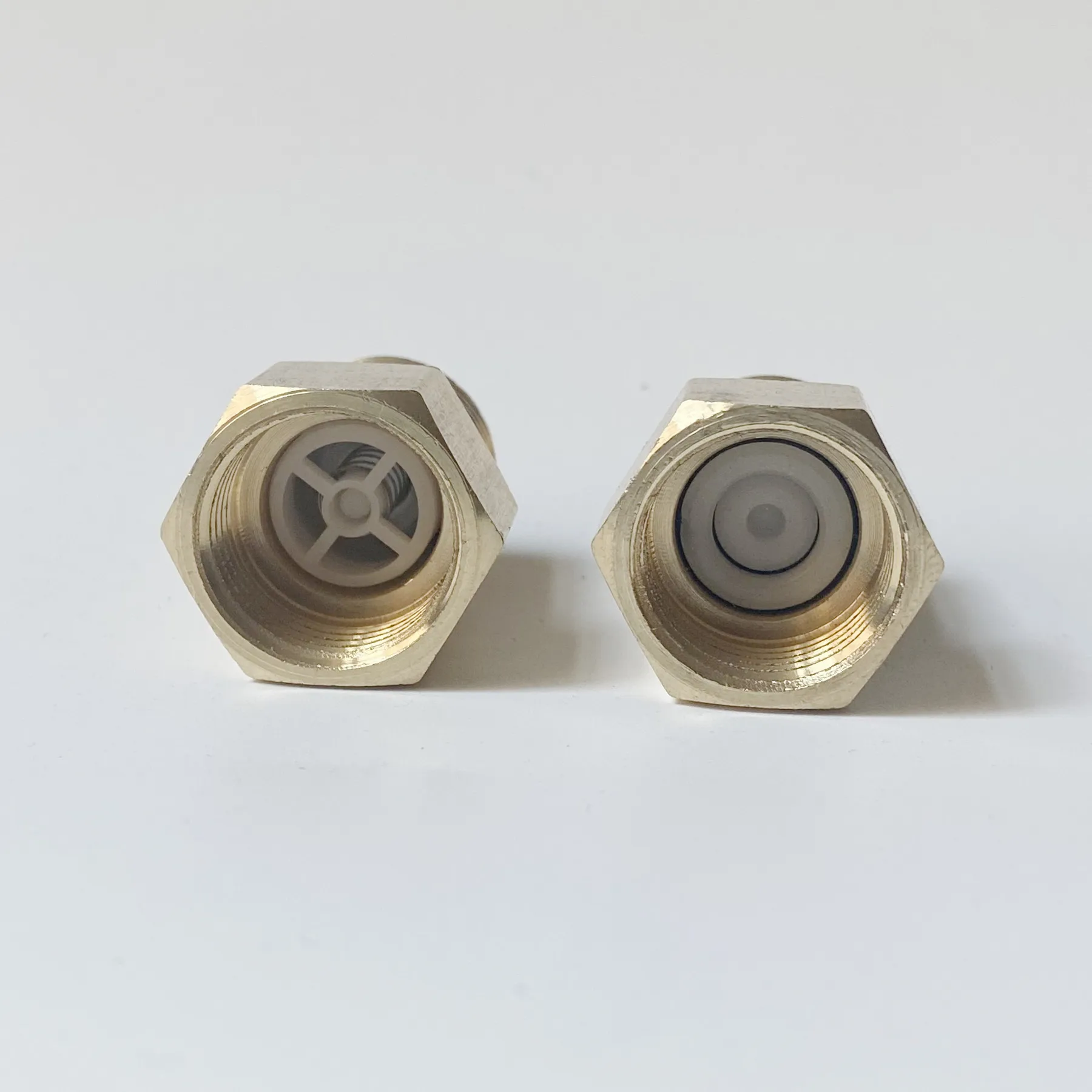 Латунный односторонний обратный клапан с внутренней резьбой BSP 3/8 дюйма для