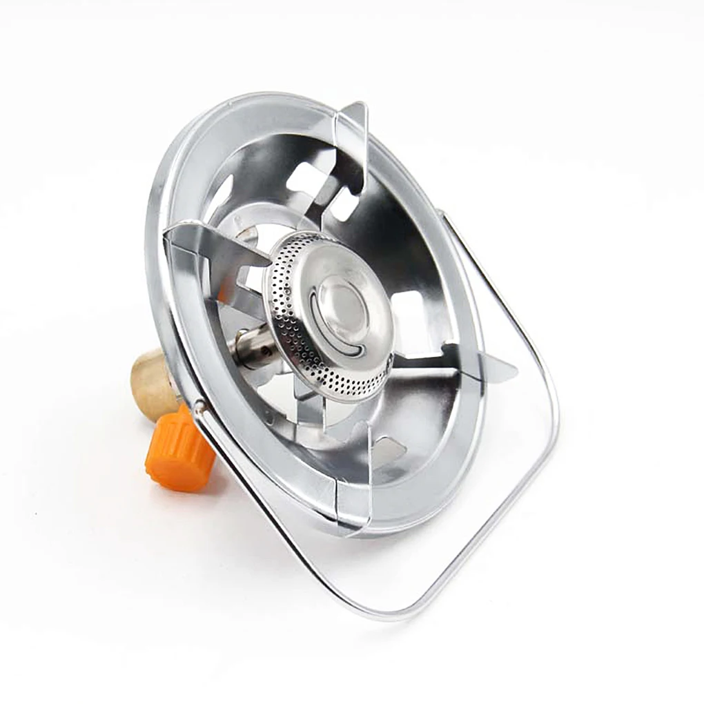 

Camping Stove with Control Valve Strong Fire Burner Adjustable Cooker Aluminum Alloy Cookware Outdoor Tourism Equipment