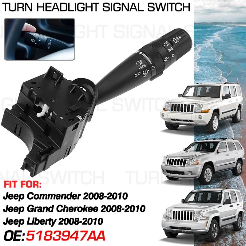 

Переключатель указателя поворота автомобиля 5183947AA 68041485AA SW5296 для Jeep Commander Jeep Grand Cherokee WK Jeep Liberty KK 2008-2010