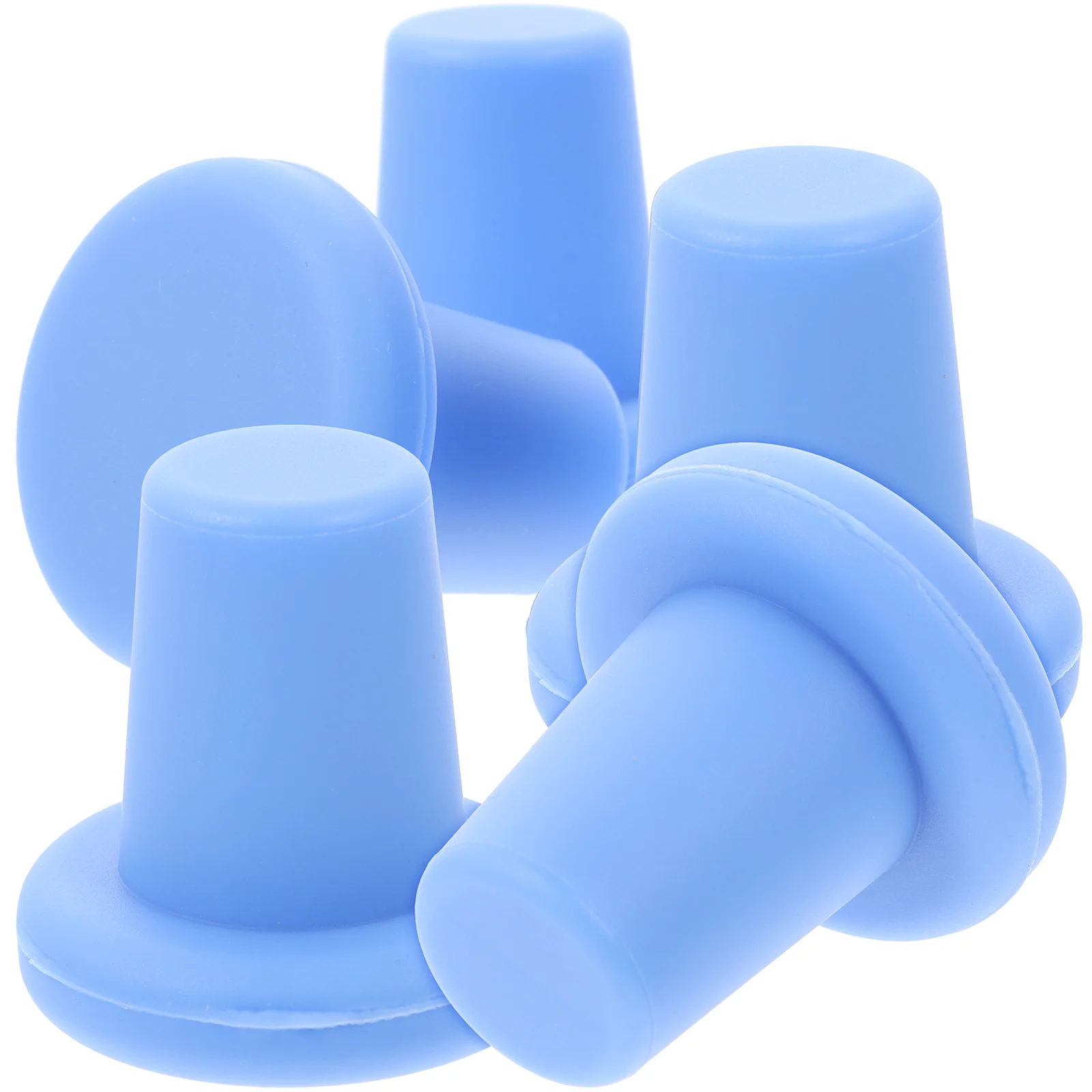 

5 Pcs Silicone Stopper Bottle Caps Crafts Bottle Caps Beverage Stopper Cork Bottle Sealer Silica Gel Soda Bottle Stoppers