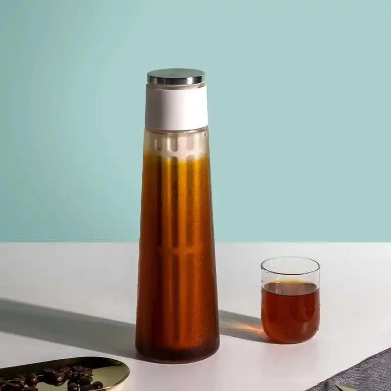 

TIMEMORE Icicle Cold Brewer 600ML Portable Coffee Pot Glass Cup Ice Dripper Tea Kettle Household Cold Water Bottles Brew Drip