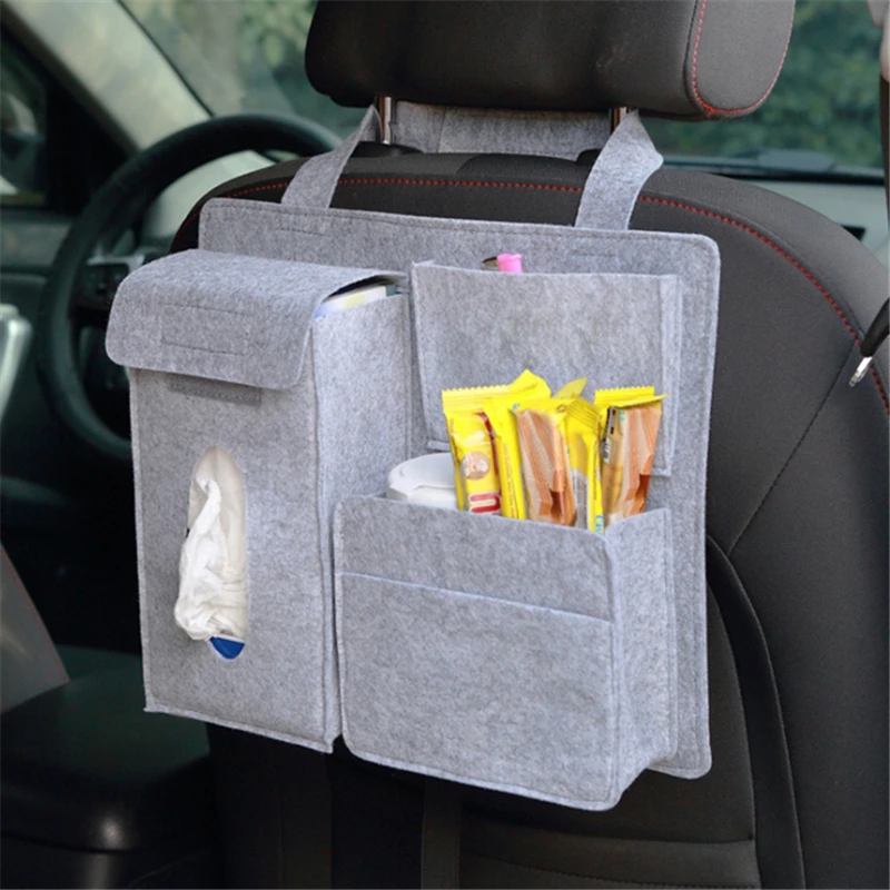 

Sundries Storage Car Rear Seat Back Storage Bag Multi Hanging Pocket Trunk Bag Organizer Auto Stowing Tidying Interior Universal